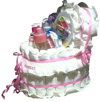 Cuna de pañales para niña